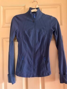 lululemon athletica Deep Blue Fitted Zip-Up Jacket
